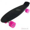 Extreme pennyboard fishboard čierny/ ružové kolieska
