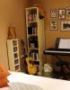Skriňa, skrinka, knižnica, nočný stolík, polica a dvojlôžko
