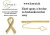 Zlaté kravatové spony a brošne Korai